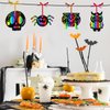 PARTYWIND Halloween Scratch Paper Art Set for Kids Crafts, 46 PCS Scratch Masks + Scratch Off Cards for Kids Halloween Activities Games, DIY Halloween Party Decorations Supplies Ornaments
