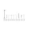 Jiusion 9PCS Earpick Spoon, Accessories for 3.5mm Diameter Otoscope - Metal Ear Spoon, Spiral Ear Pick for Adults Children