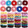 80 Pcs Silk Satin Hair Scrunchies 40 color Hair Bobbles Ponytail Holder Hair Accessories Scrunchy Solid Color Hair Ties
