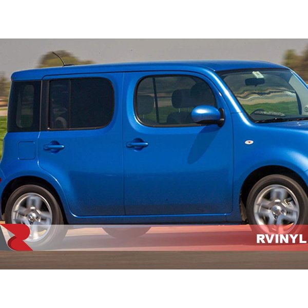 Rvinyl Pillar Post Window Trim Compatible with Nissan Armada 2005-2015 - Matte (Black)