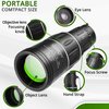 Portable High Power Monocular Telescope for Adults - 16x52 HD Light Weight Pocket Mini Compact Telescope for Smartphone Kids Bird Watching Hunting Concert Camping Starscope Cosmic Scope by HUBRSPY
