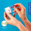 Curaprox CPS 07 Prime Start Interdental Brushes Set, 5 interdental Brushes CPS 07 Prime + 1 Holder UHS 409 + 1 Holder UHS 470, 0.7 mm to 2.5 mm, Red