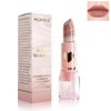BEUKING Marble Matte Lipstick, Velvet Silk Lip Gloss, Nude Highly Pigmented Long Lasting, Hydrating Non-Sticky, Full Coverage Lightweight, Waterproof Lip Contouring Cosmetic (2# ROMANCE, 0.11 OZ)