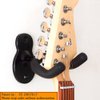 Guitar Wall Mount Hanger Acoustic Electric Bass Guitar Wall Hook Black Metal Holder