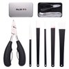 Merkyo Pedicure Knife Set, 7pcs Professional Foot File and Callus Remover with Storage Bag Stainless Steel Ingrown Toenail Blades for Foot Care
