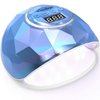 UV Light for Nails Lamp - Easkep 86W UV LED Nail Lamp Gel Nail Polish Curing Dryer for Salon 4 Timer Setting Auto Sensor Machine (Taro)