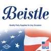 Beistle 2 Piece Indoor Outdoor Metallic Plastic Birthday Streamers for Graduation Party Supplies, Baby Shower Decorations, 2" x 200', Blue