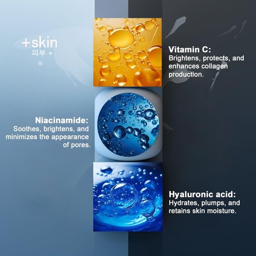 +skin Vitamin C, Niacinamide and Hyaluronic Acid Wash