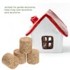 4pcs Mini Bales Miniature Blocks for Craft Dollhouse Farm Table Decoration Miniature Dollhouse Accessories