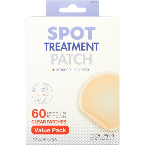 Celavi Acne Spot Treatment Hydrocolloid Patch (60 Count)