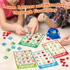 Quilinz Alphabet Bingo Game,Letter/Number/Sight Word Bingo Game for Kids,ABC and 123 Bingo Board Games for Kids 4-6,Alphabet Learning Toys for Kindergarten,Matching Game,Perfection Game for Kids