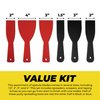 Qualihome Putty Knife Set | 6 Flexible Paint Scrapers for Spackling, Patching, and Painting