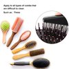Yaomiao Hair Brush Cleaner Tool 2-in-1, Hair Brush Remover Rake for Removing Hair Dust, Mini Wet Hair Comb for Removing Dirt, Home Salon Use, Black, 2 Pieces