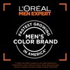L’Oreal Paris Men Expert One Twist Mess Free Permanent Hair Color, Mens Hair Dye to Cover Grays, Easy Mix Ammonia Free Application, Real Black 02, 1 Application Kit