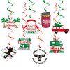 Christmas Vacation Hanging Swirls Party Decorations,National Christmas Vacation Decorations,Christmas Party Decoration,Christmas Vacation Party Supplies,Christmas Holiday Vacation Birthday Party Decor