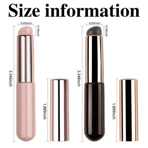 YECIRALA 6Pcs Ombre Nail Brush For Nail Art Design Brushes ombre Tools Reusable Nail silicone Brushes Nail Ombre Brush Make Up Brush UV Gel Silicone Brushes Pens For Nails Lip Eyeshadow Brushes