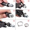 Proster 200pcs Ear Clamps Stainless Steel Hose Clamp Clip 5.8-7mm, 7.3-9mm, 8.8-10.5mm, 9.6-11.3mm, 10.8-13.3mm, 12-14.5mm, 13.5-16.2mm, 14.5-17mm, 16-19.2mm, 17.8-21.0mm