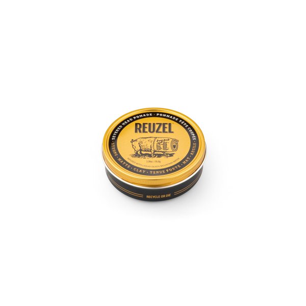Reuzel Liquid Death Severed Head Pomade - Hair Pomade for Men with Argan Oil and Aloe - Non-Sticky and Non-Greasy Clay Pomade - Strong Hold - 3.38 oz
