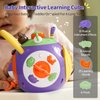 taotaotoys Baby Busy Learners Activity Cube Montessori Toddler Toys for 1-3 Year Old,17-in-1 Travel Activities Educational Learning Baby Toys for 6 12 18 Month Boys Girls Christmas Brithday Gifts