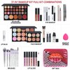 Makeup Kit For Wonmen Full Kit Eyeshadow Eyeliner lipgloss, Lipstick Makeup brushes Mascara Eyebrow pencil Concealer Face Powder Primer make up Set For Girls Beginners