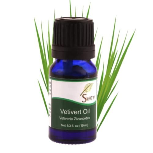SVATV VETIVERT Essential Oil Therapeutic Grade Aromatherapy Oils Fragrance Oil for Diffuser Yoga Massage & DIY Personal Care 10 ml