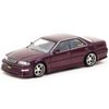Mark II JZX100 Vertex RHD (Right Hand Drive) Purple Metallic Global64 Series 1/64 Diecast Model by Tarmac Works T64G-024-PU