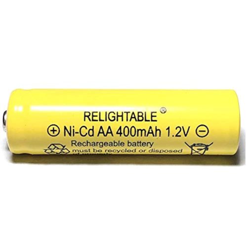 RELIGHTABLE 400mAh AA NiCd 1.2v Rechargeable Batteries Garden Solar Ni-Cd Light LED F (Pack of 12)