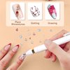 Nail Dotting Pen Nail Art Dotting Tools in Ballpoint Pen Design Nail Art Kit, Nail Art Tip Dot Paint Manicure Kit, Stylus for Watercolor Paper, Tracing Paper (‍NAT248)