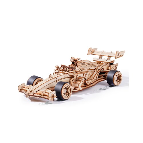Wowood 3D Wooden Puzzle for Adults, 3D Wooden Racing Car, Model Car Kits for Teen to Build, Unique Gift for Kids on Birthday/Christmas Day（LK505）