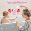 Gigilli Crab Baby Girl Bath Toys, Rechargeable Bath Bubble Machine for Toddlers Valentines Day Gifts, Bathtub Bubble Maker with Music Control for Kids Ages 1-3 6-12 12-18 Months Birthday Gifts