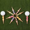 Funny Golf Tees Lady Girl Golf Tees, 76 mm/ 3 Inch Plastic Pin up Golf Tees, Home Women Golf Tees for Golf Training Accessories Uncle Father Present Men Gift Bachelor Party (30 Pieces)
