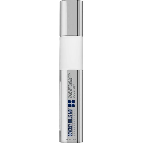 Beverly Hills MD Multi-Hyaluronic Acid Plumping Booster- Reduce Vertical Lip Wrinkles, Marionette Lines, Firm Skin w/HAs and Aloe- Anti-Aging Gel-Serum for Hydrating Skin- Correct Smile/Frown Lines