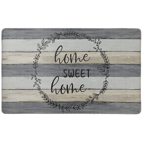 SoHome Cozy Living Anti-Fatigue Kitchen Mat for Floor, Farmhouse Rustic Wood Themed Cushioned Kitchen Runner Rug Mat, Stain Resistant, Easy Wipe Clean, 1/2 Inch Thick, 18" x 30"