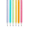 Ooly Stay Sharp Non-Sharpening No. 2 Graphite Pencils - Refillable Pencil Lead with Eraser - Rainbow Colors - Set of 6