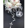 YRP Our Wedding / Nuestra Boda Wedding Guest Gifts Memories, White Rosaries 12 Party Pack