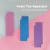 24PCS Toe Separator Pedicure Sponge Toe Separators Bulk, Disposable Toe Separator Foam for Nail Polish Nail Salon Party Nail Art Painting Toenails, 12 Pairs