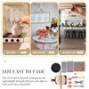 LUOZZY Miniature Baking Tools for Kids Pretend Play Dollhouse Baking Tool Set Mini Kitchen Decoration