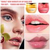 6 PCS Bee Lip Balm Honey Pot,Lip Mask Overnight Hydrating Prevention Dry and Cracked Lip Scrubs Exfoliator Lip Care, Reduces Lip Lines