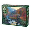 Cobble Hill 1000 Piece Puzzle - Smoky Train - Sample Poster Included