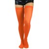 Lastclream Women Costume Thigh High Stockings for Girls Over Knee Socks Cosplay Plus Size Velma Costume Adult Hosiery (Orange)
