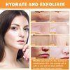 3 Pcs Orange Exfoliating Gel Scrub Face Body Skin Peeling Gel Face Scrub Deep Cleansing Moisturizing Facial Exfoliator 50g