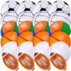 Chivao 24 Pieces Inflatable Ball Soccer Ball Softball Volleyball Basketball Football 16 Inch Beach Balls Party Favors Summer Swimming Pool (Mix Ball)