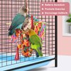 KATUMO Bird Toys Parakeet Toy Cockatiel Shredding Toys Conure Foraging Sola Toys for Conure Cockatiel Parakeet Lovebird Small to Medium Birds
