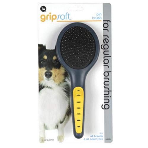 JW Pet Company GripSoft Pin Brush Dog Brush