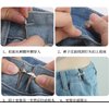Jeans Waist Tightener 8set with Button pins 6set No Sew Flash Adjustable Jeans Button Pins Jean Buttons for Loose Jeans Buckles Pants Button Tightener Snap Fastener Clips