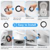 RV Toilet Seal, Replace 385311652 RV Toilet Seal Kit and 385311658 RV Toilet Flush Seal, Compatible with Dometic 300/310/320 Toilet, RV Toilet Gasket for 300/310/320 Series RV Toilet Flange Seal