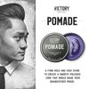 Hair Pomade for Men by Victory Barber & Brand | Men’s Hair Products Made in the USA | Water Based Pomade for Men | Hair Wax for Men with High Shine | Strong Hold Pomade to Make your Grandpa Proud