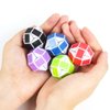 24 Pack 24 Blocks Fidget Snake Cube, Mini Snake Ruler Twist Puzzle Toys for Kids Party Bag Fillers, Party Favors Supplies, Fidget Sensory Toys, Random Color
