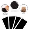 NQEUEPN 360pcs/30 Sheets Black Hair Extension Tapes, Professional Double-Sided Tape in Extensions Weave Adhesive Tape Invisible Hair Extension Tabs for Hair Replacement Wig Tape Beauty Tool