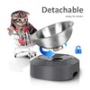 AYADA Raised Cat Food Bowl, Stainless Steel Cat Dish for Food Water Anti Vomiting Elevated with Stand Ergonomic Lifted Slanted Tilted 15 Angle Metal Single Kitty Kitten Wet Food Bowl Pet Bowl (Single)